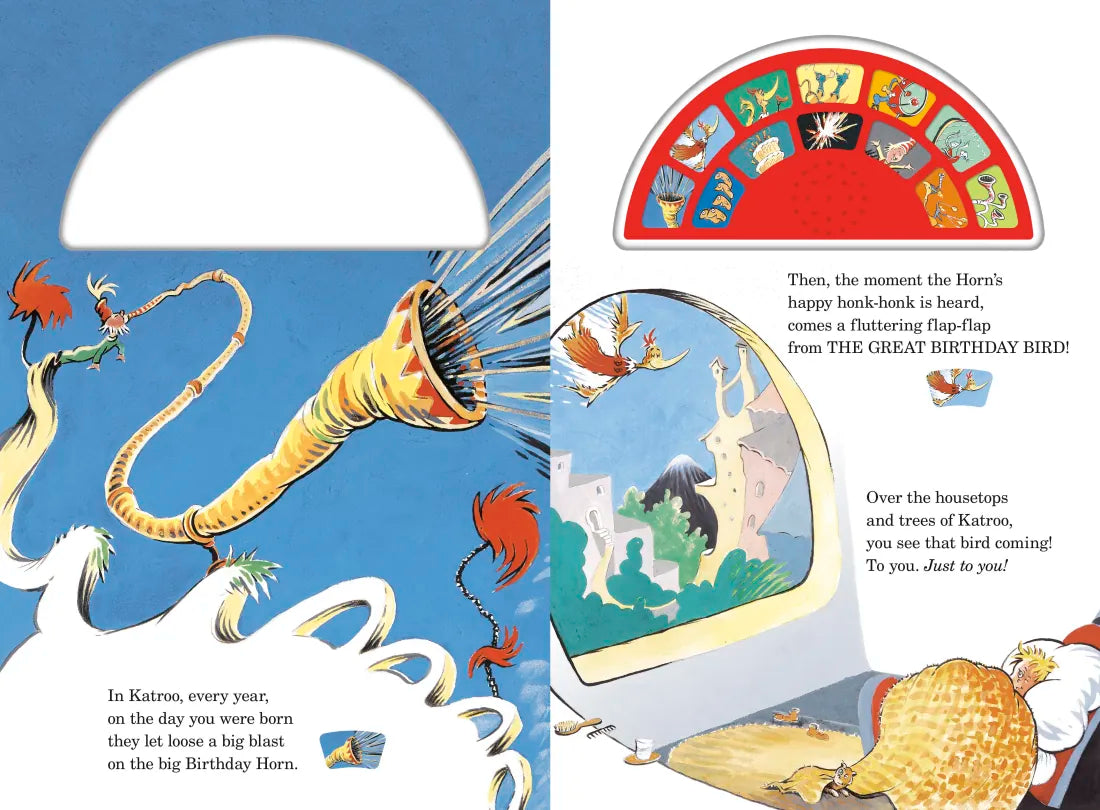 Dr. Seuss's Happy Birthday to You! with 12 Silly Sounds US - Board book