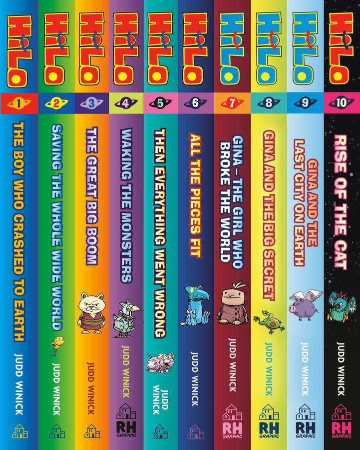 Hilo: The Epic Boxed Set (Books 1-10)-Graphic novel / Comic book / Manga: genres-買書書 BuyBookBook