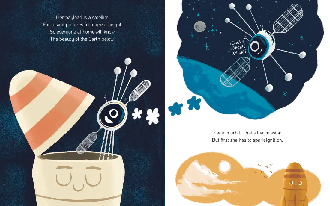 Rocket Ship, Solo Trip US - Board book