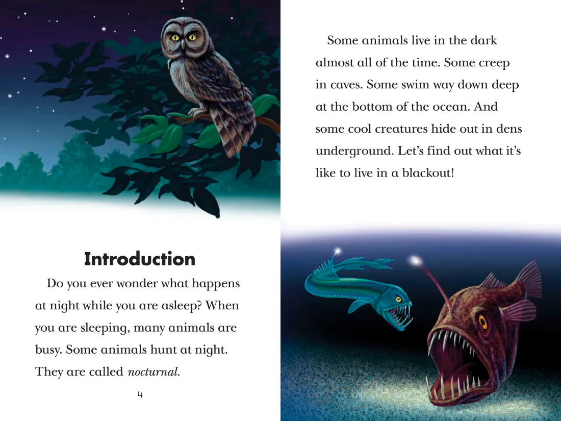 Black Out!: Animals That Live in the Dark US - Hardback