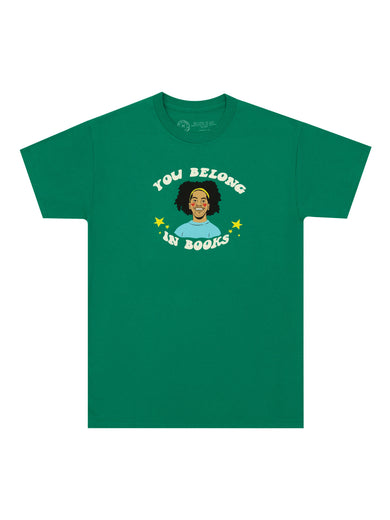 Mychal Threets: You Belong in Books Unisex T-Shirt XXX-Large