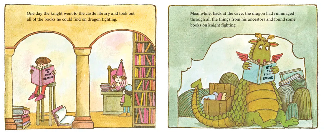 The Knight and the Dragon US - Board book