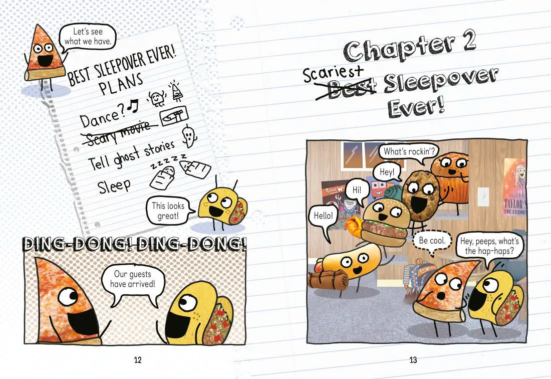 Pizza and Taco: Scariest Sleepover Ever! US - Hardback (9798217118373)