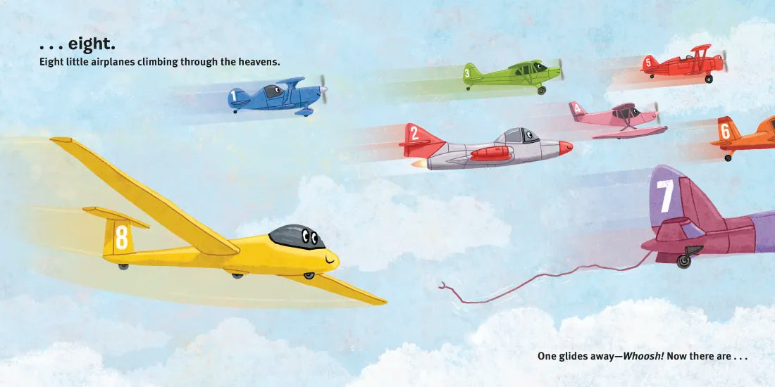 10 Little Airplanes US - Board book