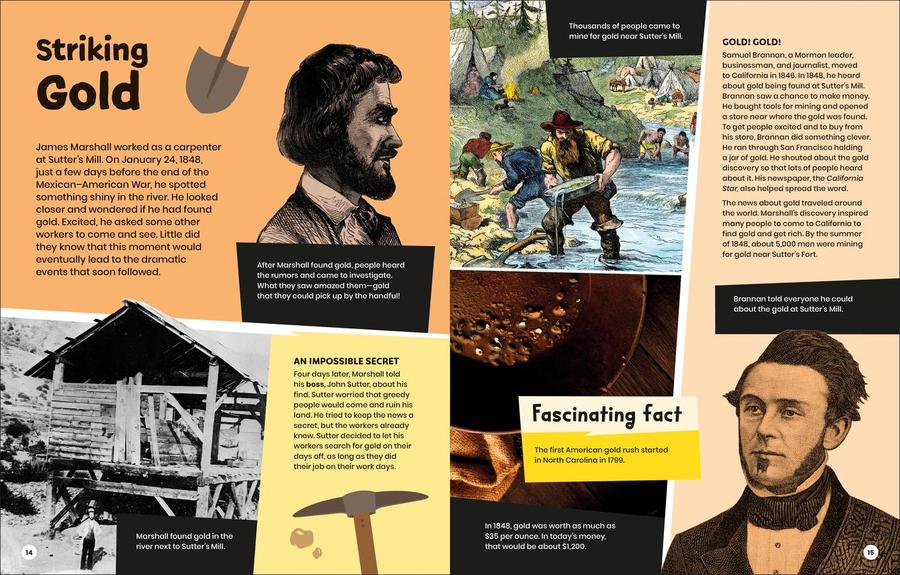 DK Super History California Gold Rush US - Paperback / softback