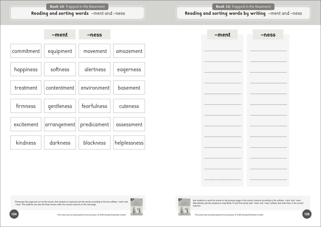 Phonic Books Dandelion Readers Level 5 Prefixes and Suffixes Activities US - Paperback / softback