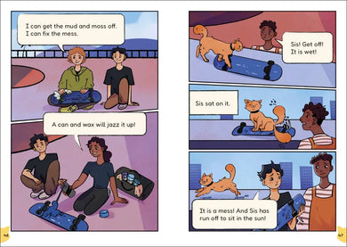 Phonic Books Sun Cats Graphic Novel US - Hardback