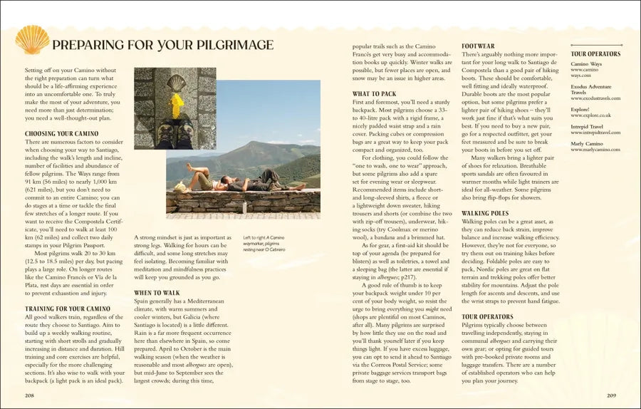 Walking the Camino de Santiago US - Hardback