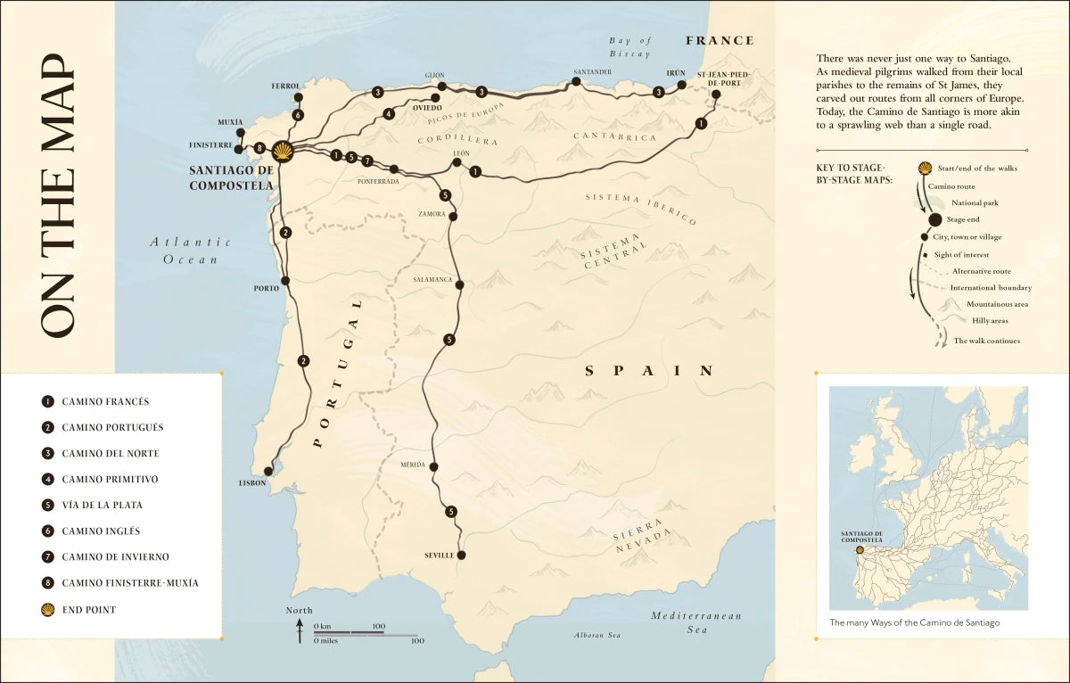 Walking the Camino de Santiago US - Hardback