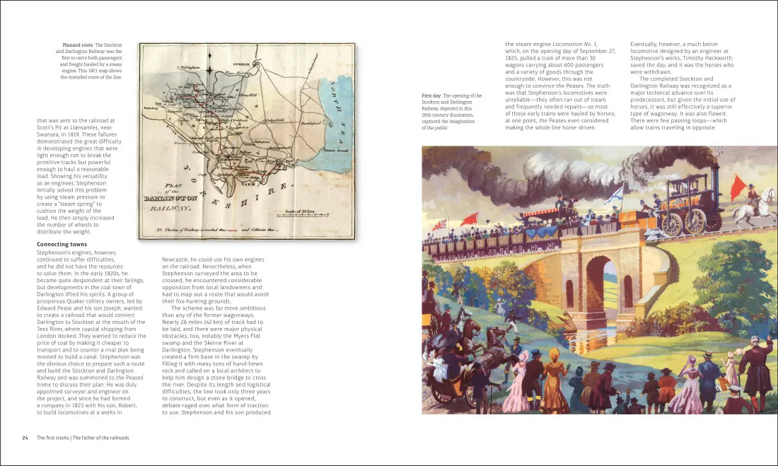 The Rise of the Railroad US - Hardback