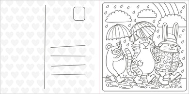 Super Cuties: A Cozy Coloring Book about Love US - Paperback / softback