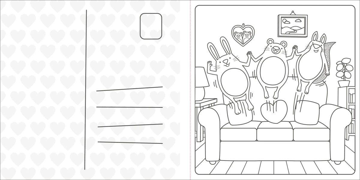 Super Cuties: A Cozy Coloring Book about Love US - Paperback / softback