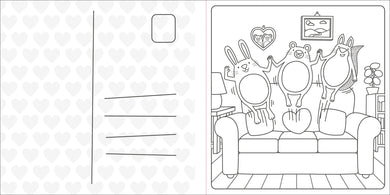 Super Cuties: A Cozy Coloring Book about Love US - Paperback / softback