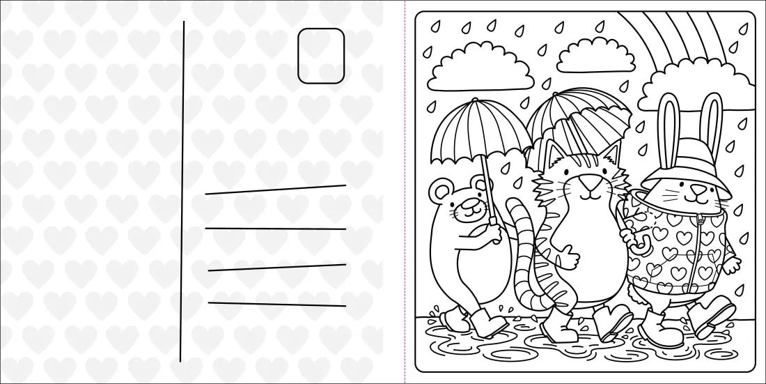 Super Cuties: A Cozy Coloring Book about Love US - Paperback / softback