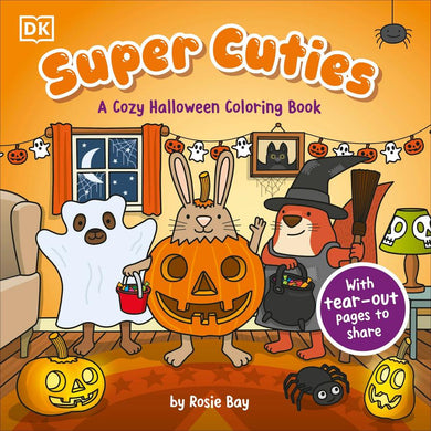 Super Cuties: A Cozy Halloween Coloring Book-Children’s interactive and activity books and kits-買書書 BuyBookBook