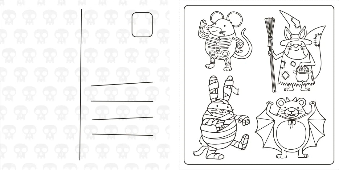 Super Cuties: A Cozy Halloween Coloring Book US - Paperback / softback