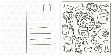 Super Cuties: A Cozy Halloween Coloring Book US - Paperback / softback