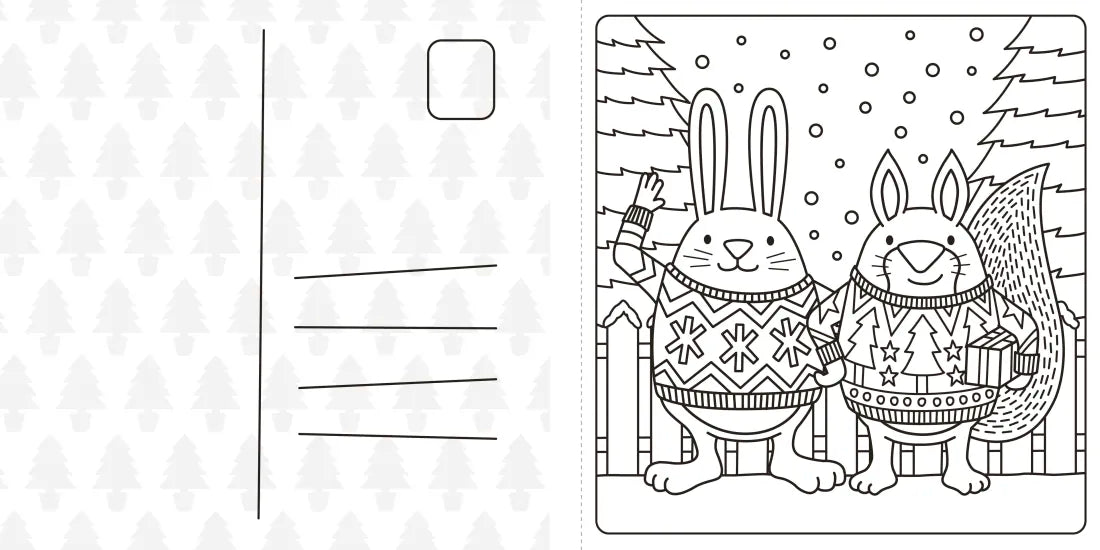 Super Cuties: A Cozy Christmas Coloring Book US - Paperback / softback