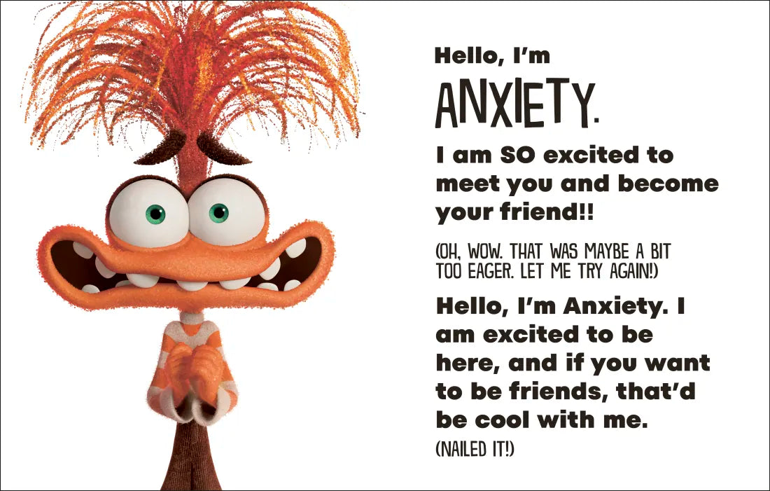 Disney Inside Out 2 Hello, I'm Anxiety US - Hardback