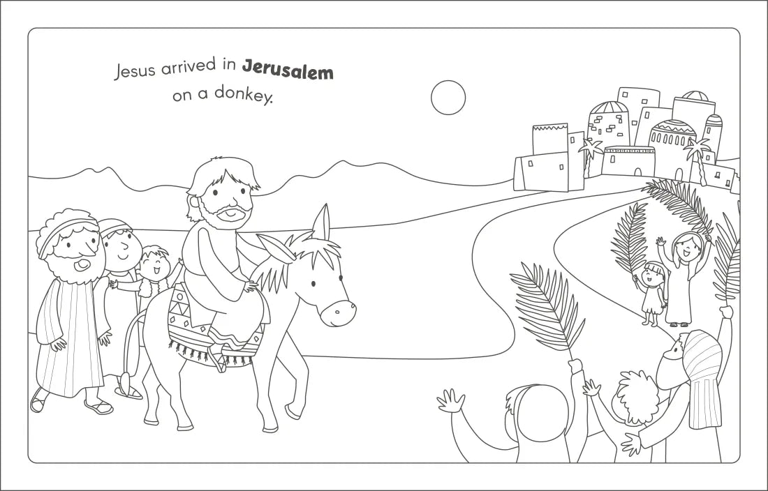 Color My Bible Stories: Easter US - Paperback / softback
