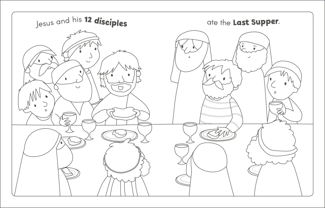 Color My Bible Stories: Easter US - Paperback / softback
