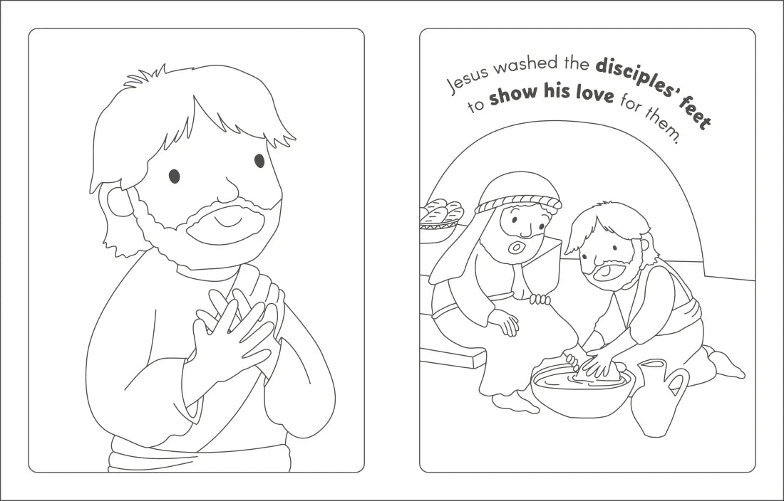 Color My Bible Stories: Easter US - Paperback / softback