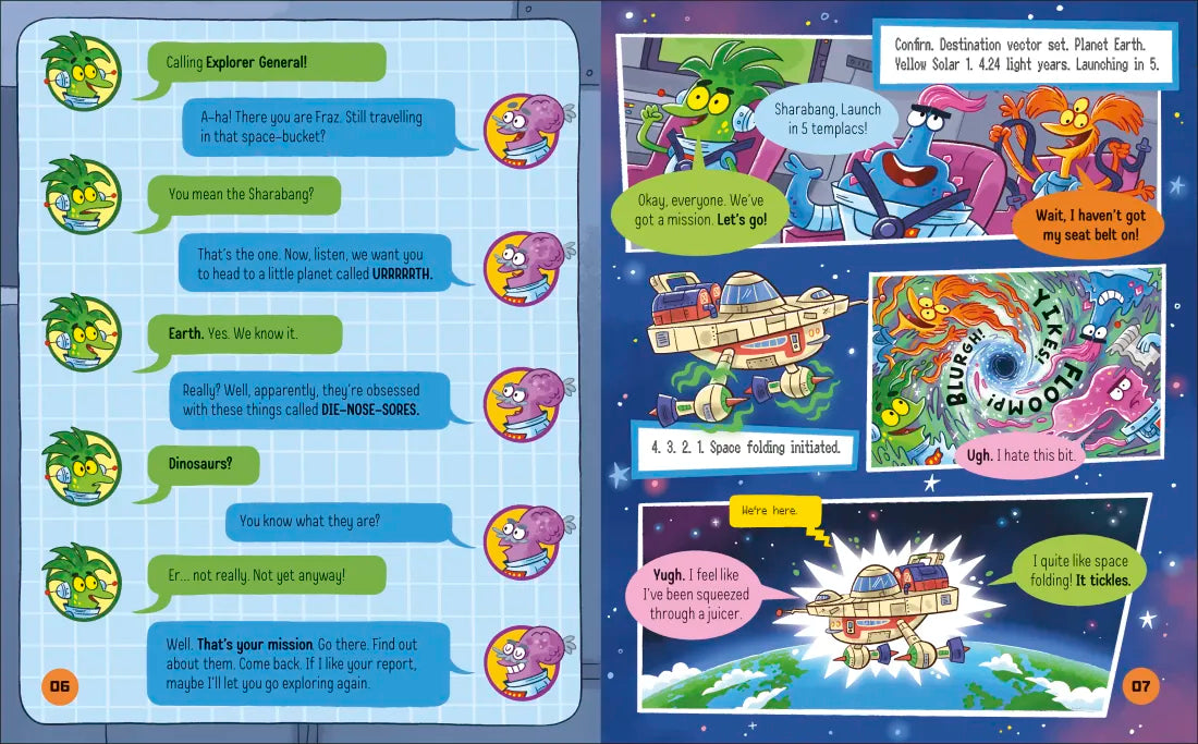 An Alien's Guide to Dinosaurs US - Book
