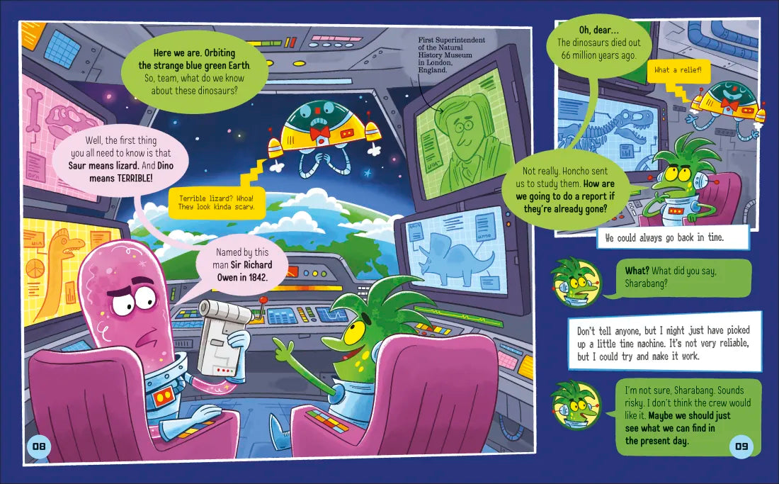 An Alien's Guide to Dinosaurs US - Book