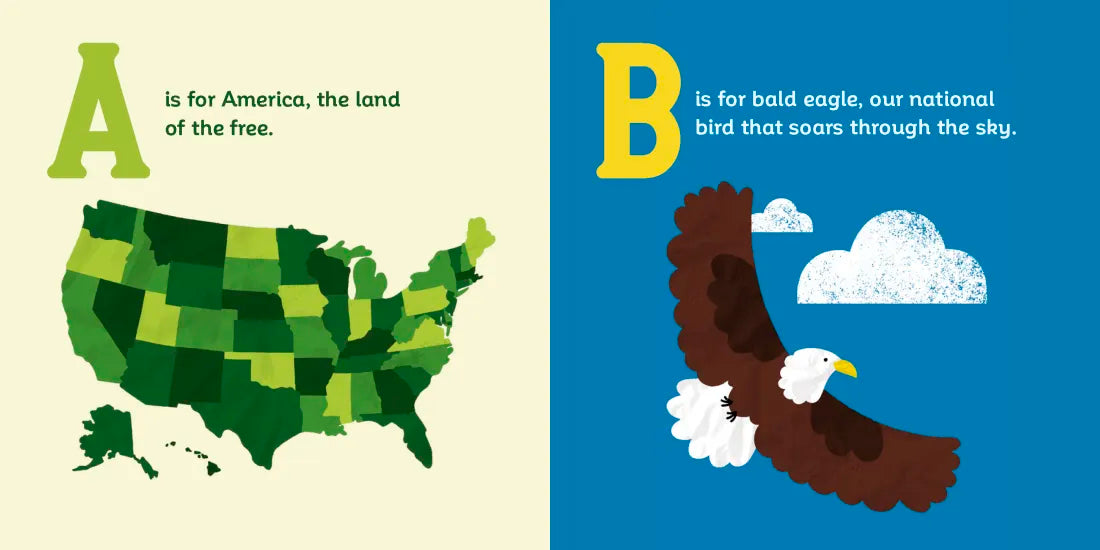 ABCs of America US - Board book