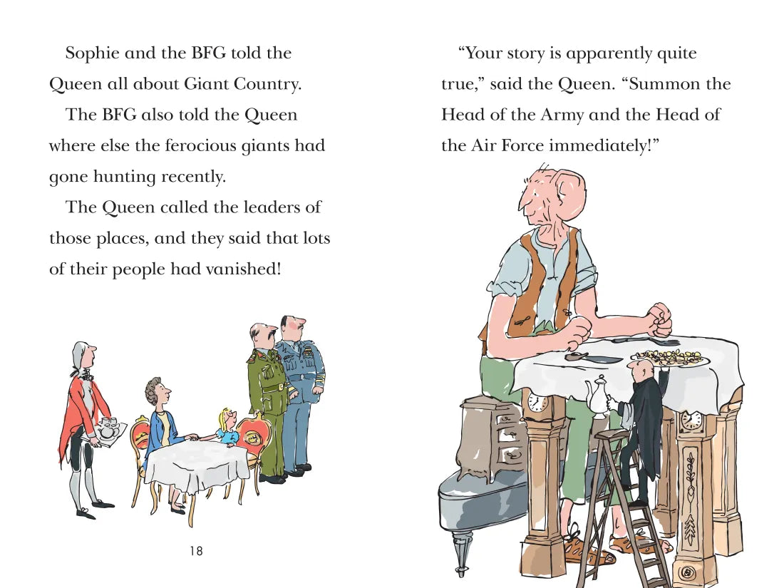 The BFG: The Gloriumptious Giant Capture US - Paperback / softback