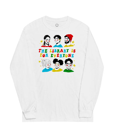 Mychal Threets: Library is for Everyone Unisex Long Sleeve Medium