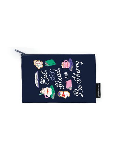 Eat, Read, & Be Merry Pouch-Lifestyle and Leisure-買書書 BuyBookBook