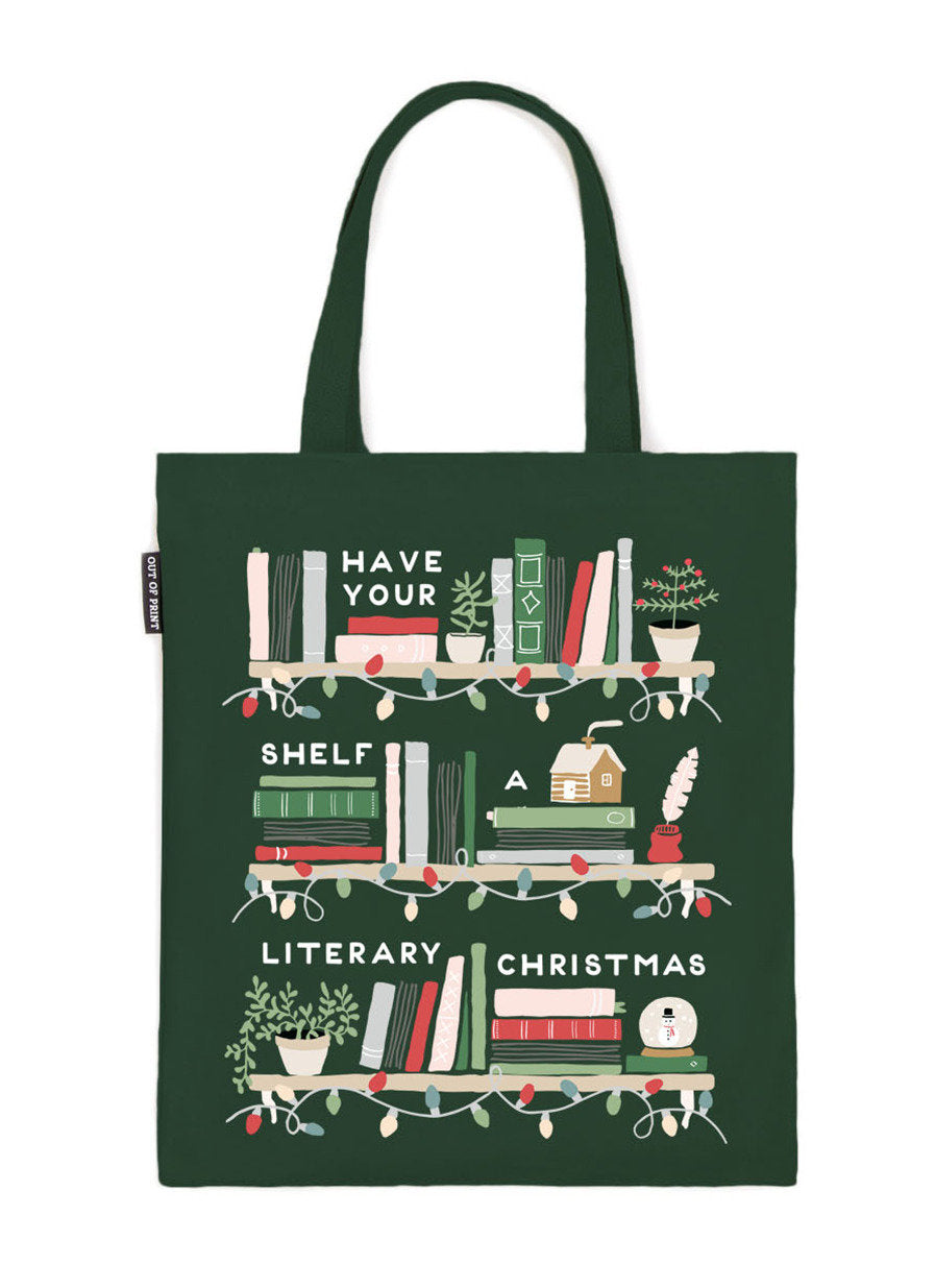 Have Your Shelf a Literary Christmas Tote Bag-Lifestyle and Leisure-買書書 BuyBookBook