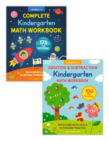 Cover of Complete Kindergarten Math Book Set (ISBN 9798217150922)