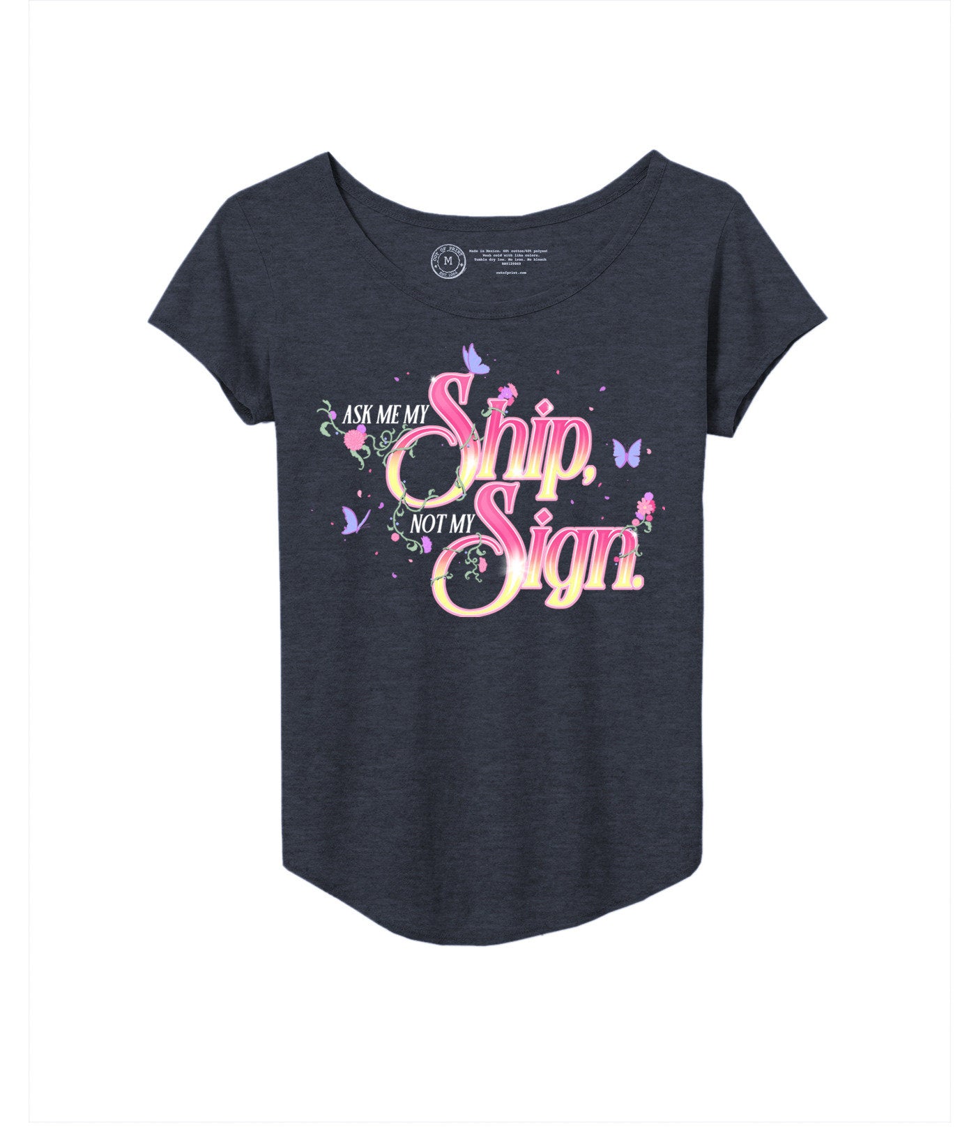 Ask Me My Ship, Not My Sign Women's Relaxed Fit T-Shirt XX-Large