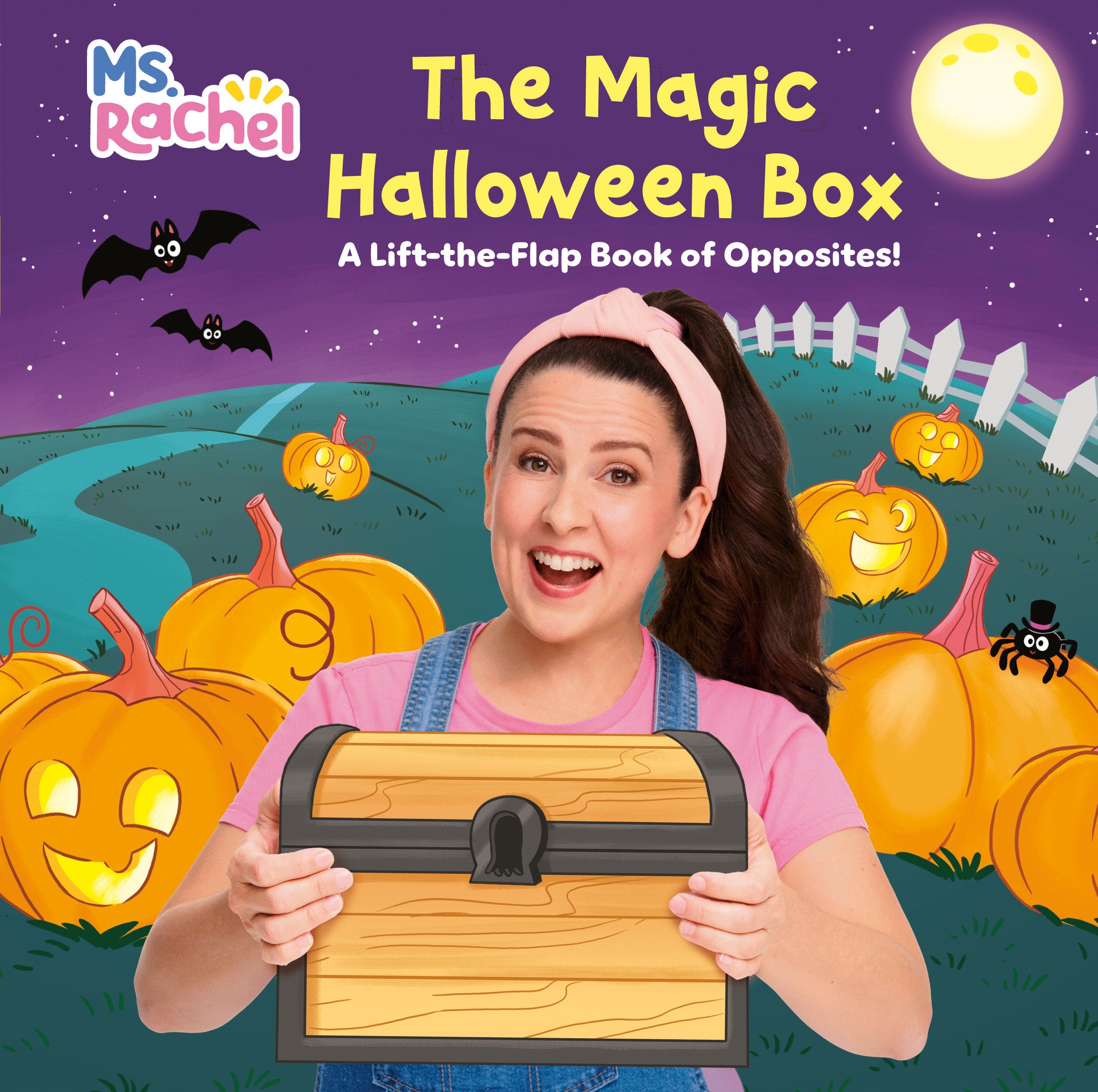 The Magic Halloween Box: A Lift-the-Flap Book of Opposites! (Ms. Rachel)
