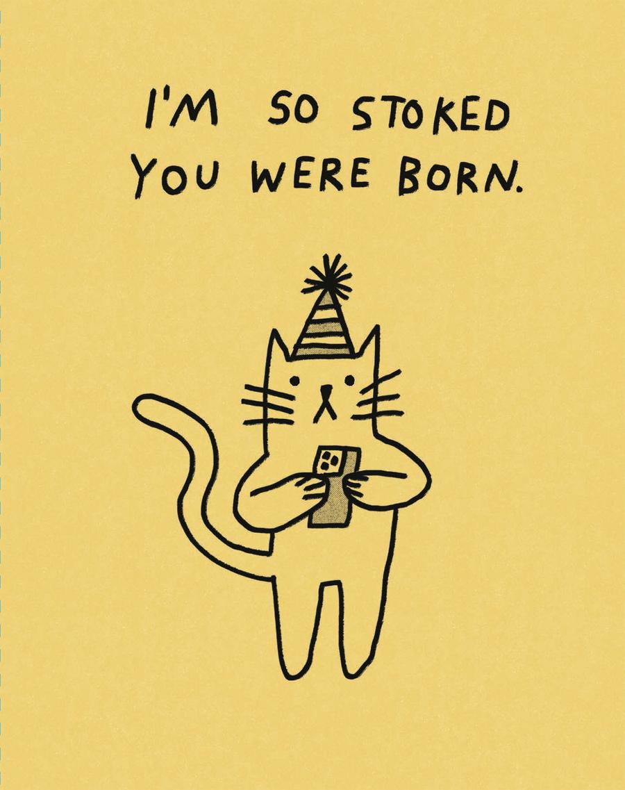 Humor Us Greeting Cards: Birthday - I'm So Stoked You Were Born (Pack of 6)-Lifestyle and Leisure-買書書 BuyBookBook