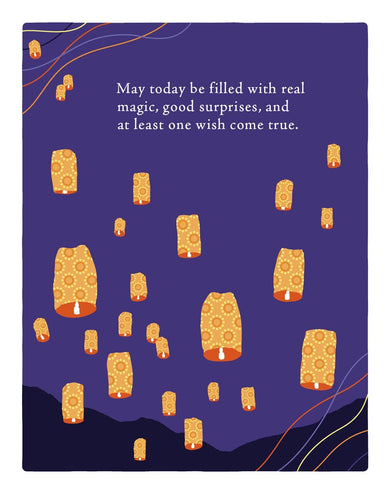 Positively Green Greeting Cards: Birthday - May Today Be Filled with Real Magic (Pack of 6)-Lifestyle and Leisure-買書書 BuyBookBook