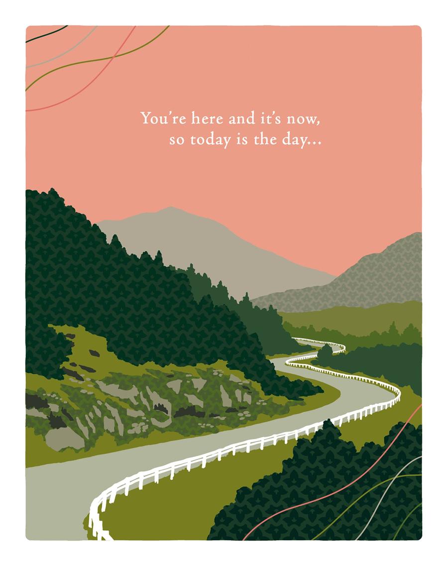 Positively Green Greeting Cards: Birthday - You're Here and It's Now (Pack of 6)-Lifestyle and Leisure-買書書 BuyBookBook