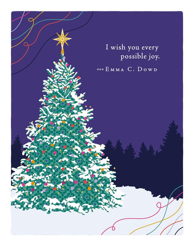 Positively Green Greeting Cards: Holiday - I Wish You Every Possible Joy (Pack of 6)-Lifestyle and Leisure-買書書 BuyBookBook