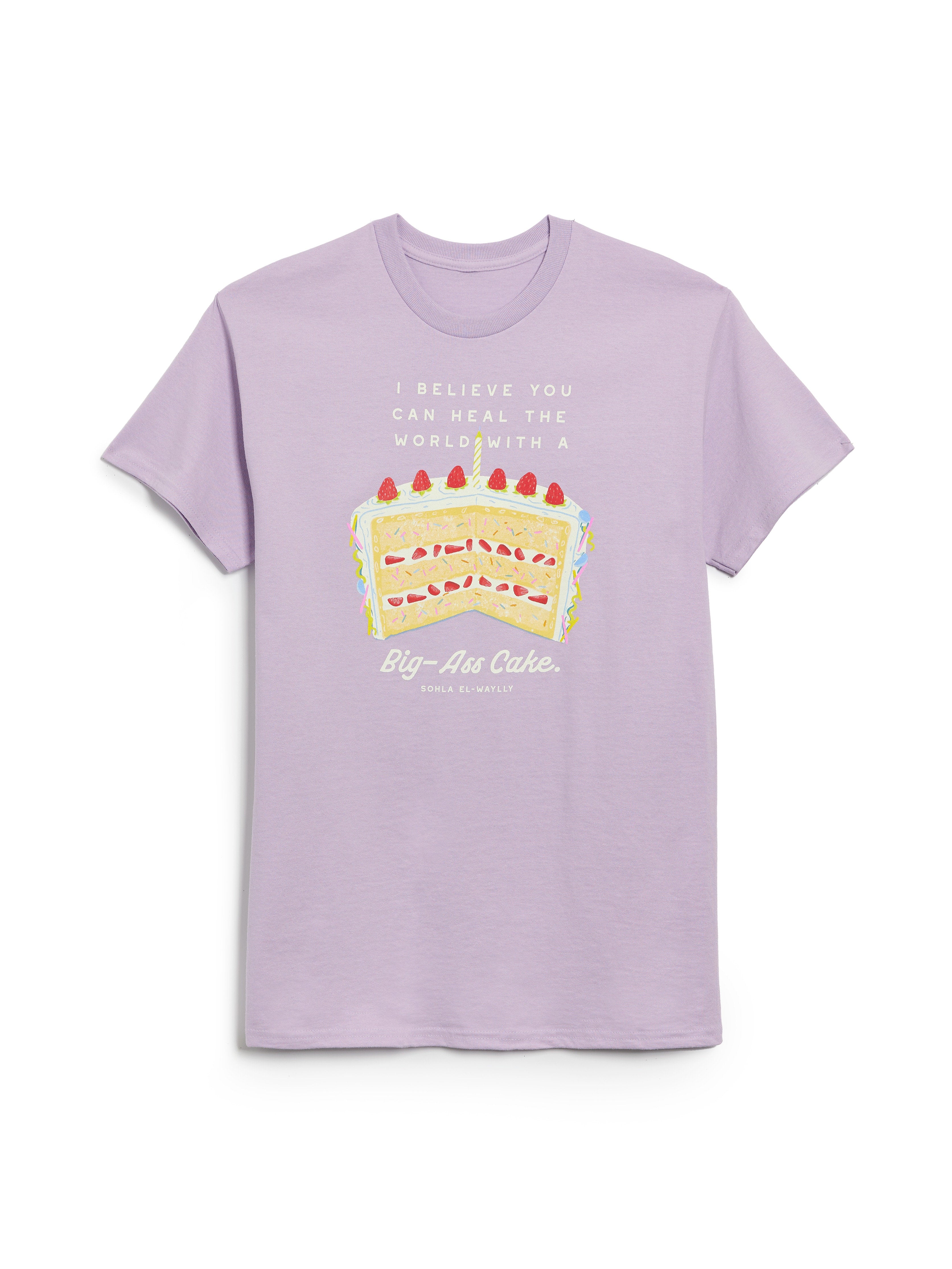 Sohla El-Waylly: Big Ass Cake Unisex T-Shirt Medium