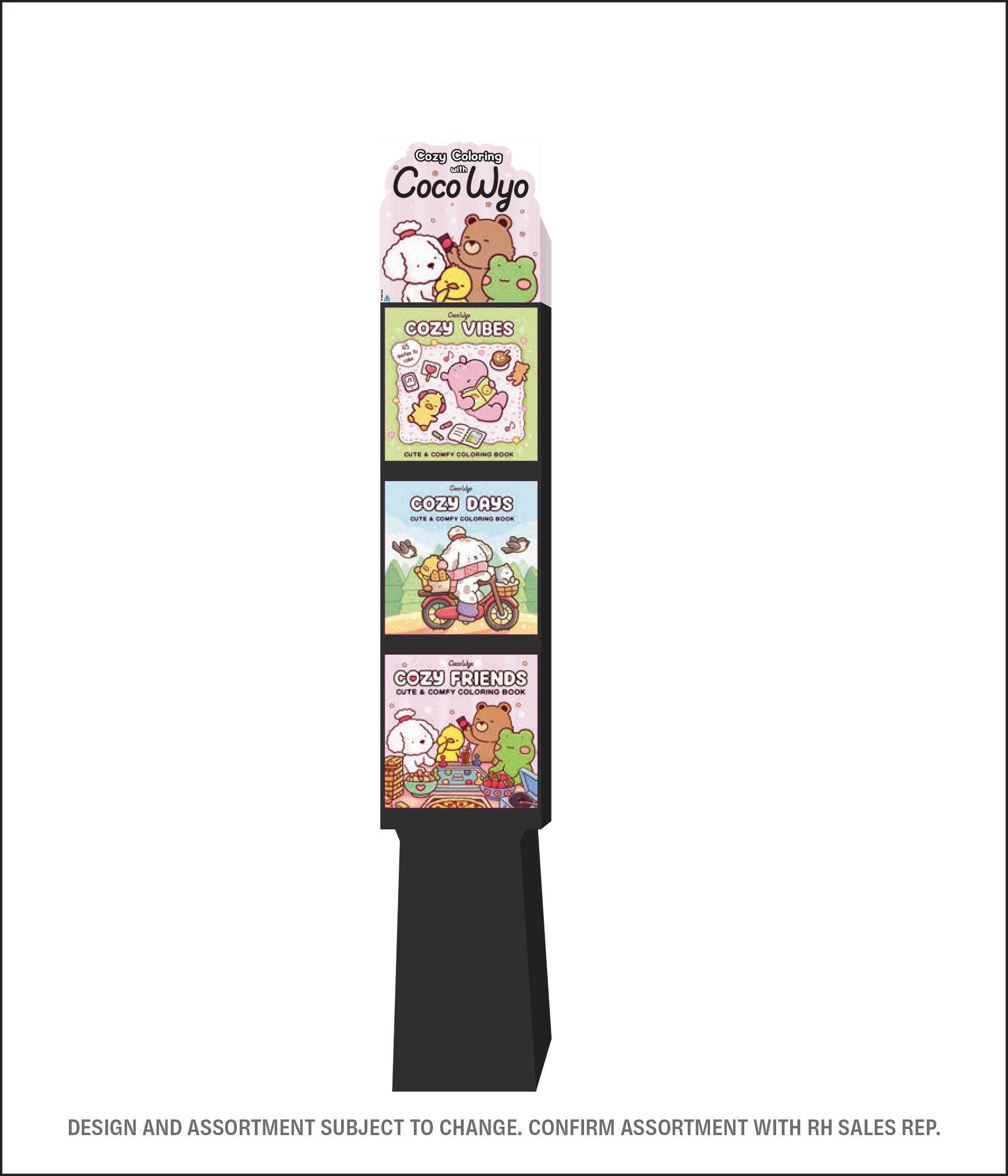 Coco Wyo Spring 2026 24-Copy Floor Display-Children’s interactive and activity books and kits-買書書 BuyBookBook