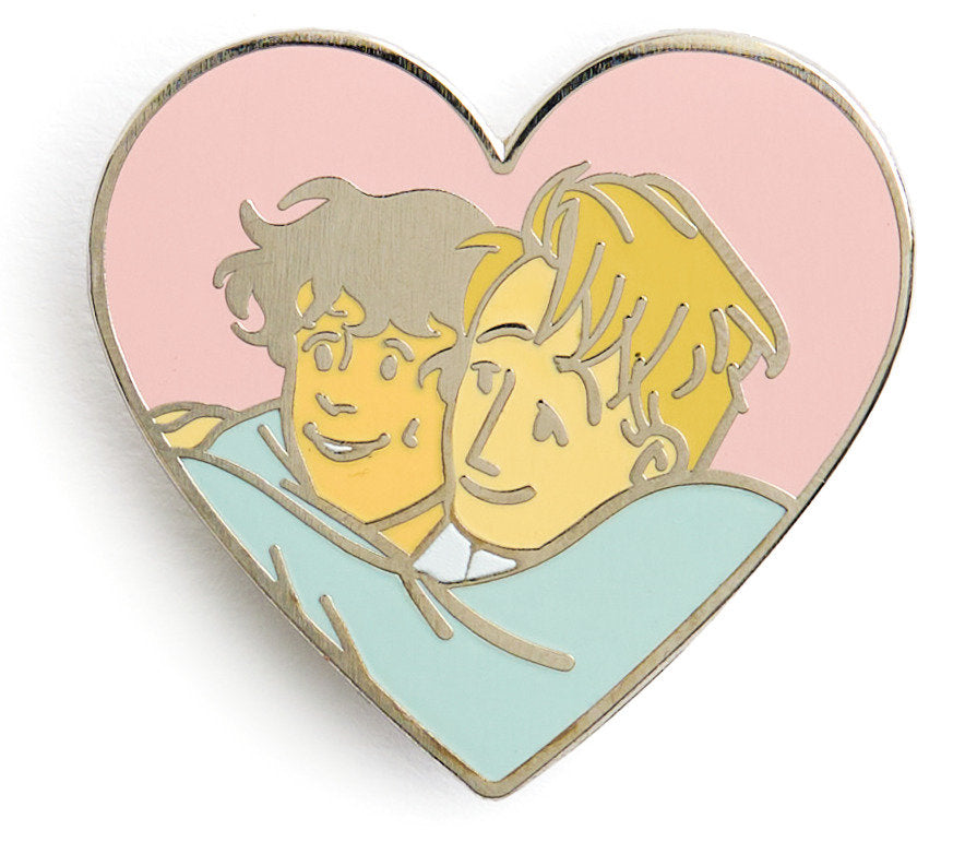 Heartstopper: Charlie and Nick Enamel Pin-Lifestyle and Leisure-買書書 BuyBookBook