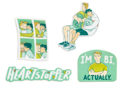 Heartstopper: Boy Meets Boy Stickers - Sticker Set of 4-Lifestyle and Leisure-買書書 BuyBookBook