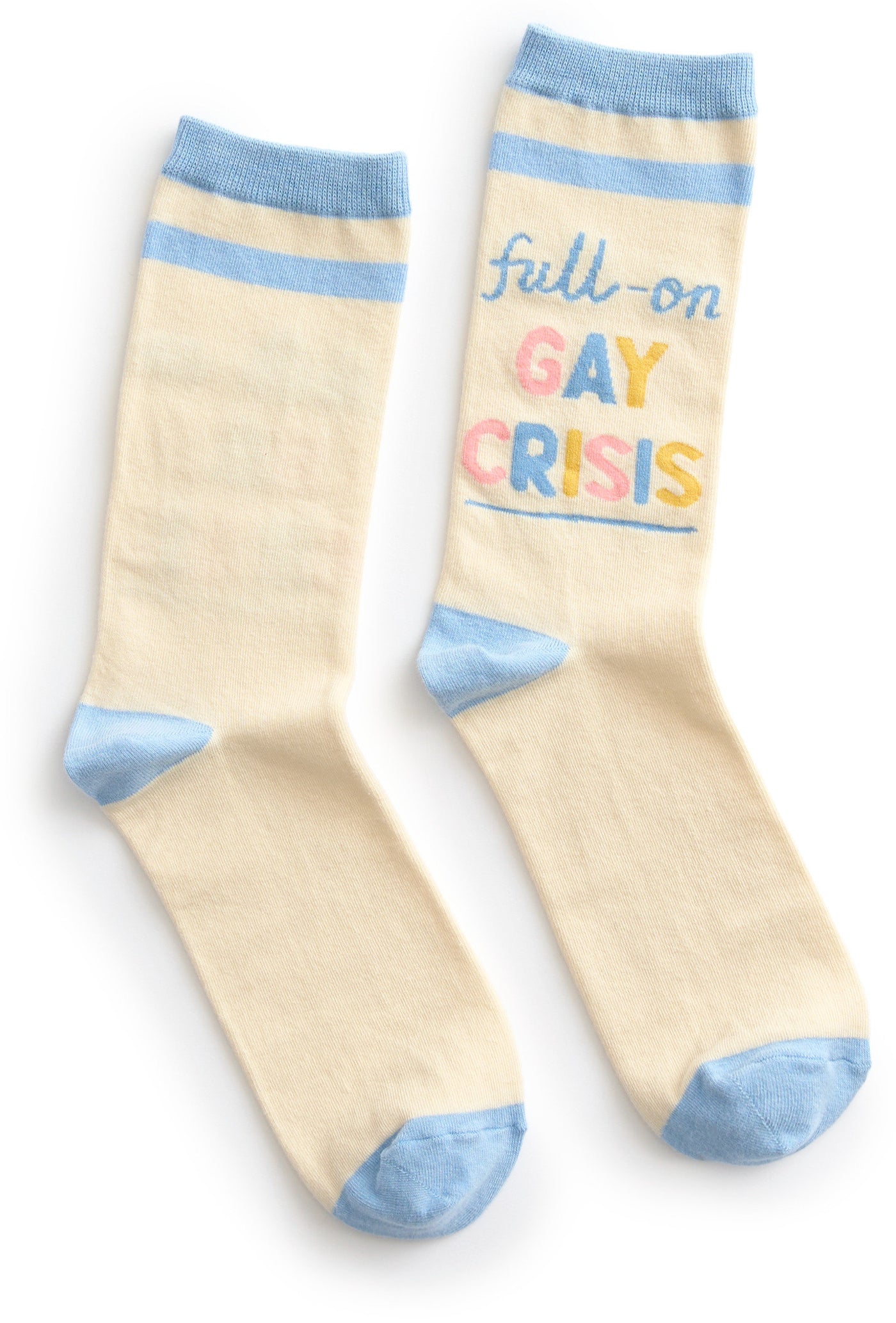 Heartstopper: Full-on Gay Crisis Socks - Large