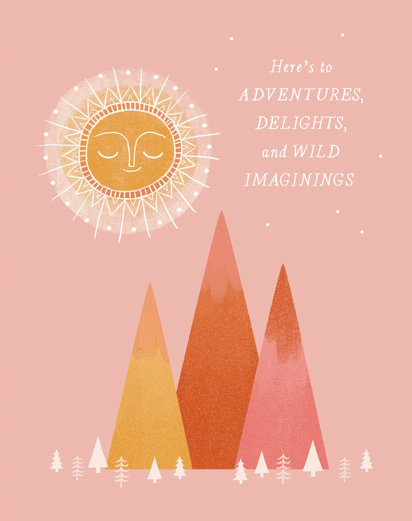 Love Muchly Greeting Cards: Birthday - Here's to adventures, delights and (Pack of 6)
