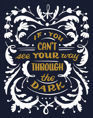 Love Muchly Greeting Cards: Encouragement - If you can't see your way through (Pack of 6)