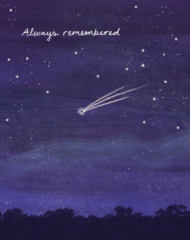 Love Muchly Greeting Cards: Sympathy - Always remembered (Pack of 6)