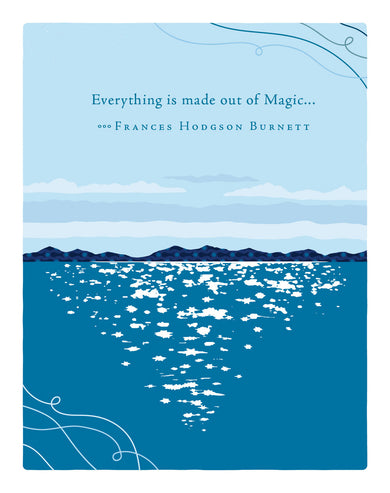 Positively Green Greeting Cards: Birthday - Everything is made out of magic (Pack of 6)