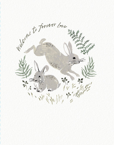Love Muchly Greeting Cards: Baby - Welcome to forever love (Pack of 6)